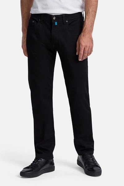 Pierre Cardin Broek Lyon Tapered Future Flex Zwart 4 Pierre Cardin Broek Lyon Tapered Future Flex Zwart - Afbeelding 2