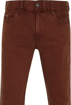 Vanguard V7 Rider Jeans Donkerbruin -Kleding Kortingswinkel 74940 2