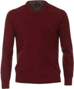 Casa Moda Pullover V-Hals Bordeaux -Kleding Kortingswinkel 74966 1 1