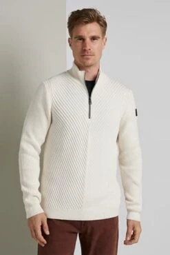Vanguard Trui Half Zip Off-White -Kleding Kortingswinkel 74971 3 1