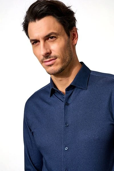 Desoto Overhemd Donkerblauw 5 Desoto Overhemd Donkerblauw - Afbeelding 3