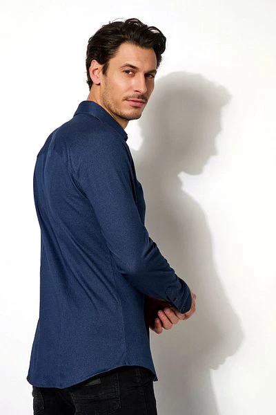 Desoto Overhemd Donkerblauw 6 Desoto Overhemd Donkerblauw - Afbeelding 4