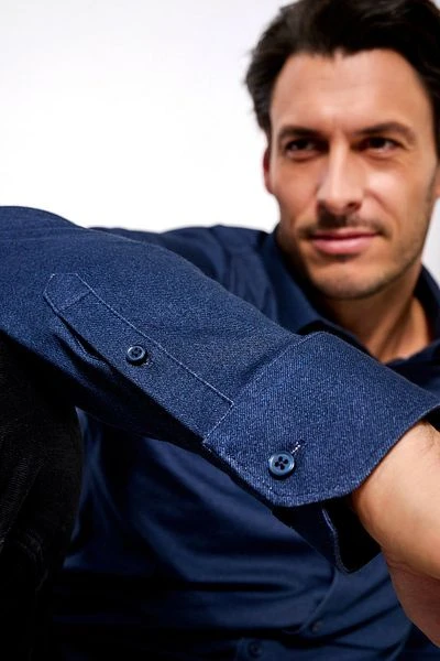 Desoto Overhemd Donkerblauw 7 Desoto Overhemd Donkerblauw - Afbeelding 5