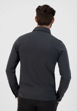 Dstrezzed Polo Longsleeve Donkergrijs -Kleding Kortingswinkel 74980 2 1