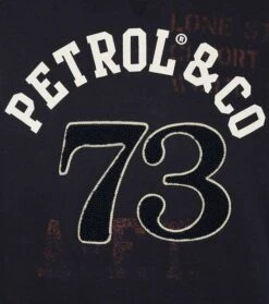 Petrol Sweater Logo Donkerblauw -Kleding Kortingswinkel 74999 3
