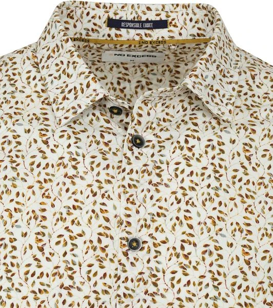 No-Excess No Excess Overhemd Patroon Wit 4 No-Excess No Excess Overhemd Patroon Wit - Afbeelding 2