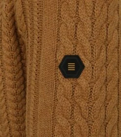 No-Excess No Excess Pullover Mix Wol Gebreid Bruin -Kleding Kortingswinkel 75026 4