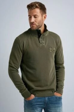 PME Legend Terry Trui Donkergroen -Kleding Kortingswinkel 75072 3 1