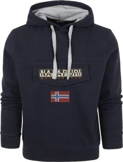Napapijri Burgee Sweater Blauw -Kleding Kortingswinkel 75130 1 1