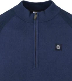 Blue Industry Zipper Trui Donkerblauw -Kleding Kortingswinkel 75134 2 1