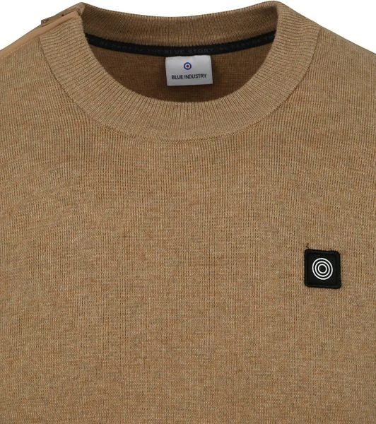 Blue Industry Trui Beige Zipper 4 Blue Industry Trui Beige Zipper - Afbeelding 2