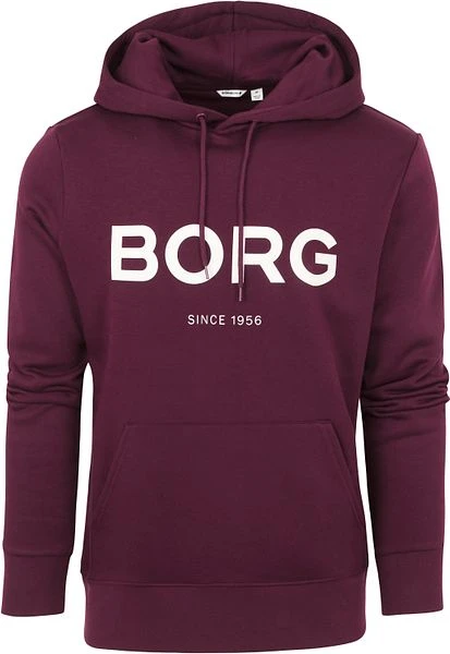 Bjorn Borg Sweater Bordeaux Rood Logo 3 Bjorn Borg Sweater Bordeaux Rood Logo