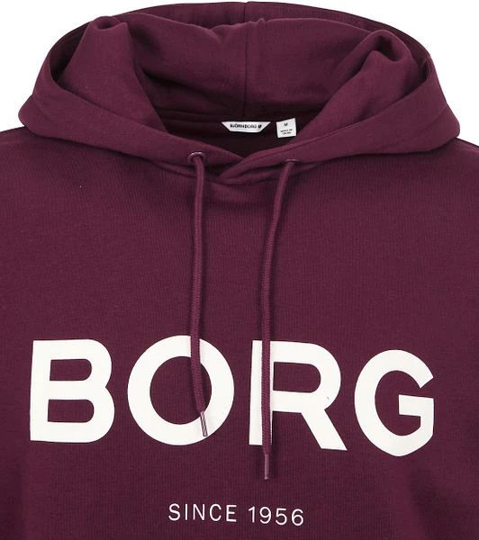 Bjorn Borg Sweater Bordeaux Rood Logo 4 Bjorn Borg Sweater Bordeaux Rood Logo - Afbeelding 2