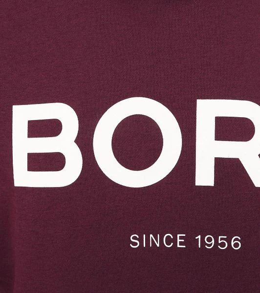 Bjorn Borg Sweater Bordeaux Rood Logo 5 Bjorn Borg Sweater Bordeaux Rood Logo - Afbeelding 3