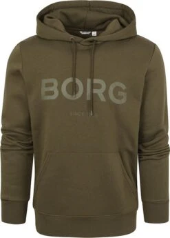 Bjorn Borg Sweater Donkergroen Logo