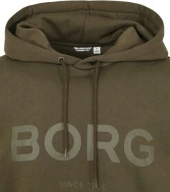 Bjorn Borg Sweater Donkergroen Logo -Kleding Kortingswinkel 75148 2 1