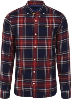 NZA Overhemd Speden Ruit Blauw