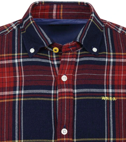 NZA Overhemd Speden Ruit Blauw 5 NZA Overhemd Speden Ruit Blauw - Afbeelding 3