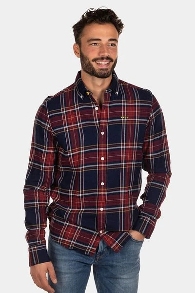 NZA Overhemd Speden Ruit Blauw 4 NZA Overhemd Speden Ruit Blauw - Afbeelding 2