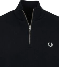 Fred Perry Half Zip Trui Navy Blauw -Kleding Kortingswinkel 75164 2 1