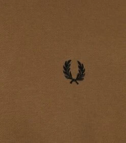 Fred Perry Half Zip Trui Bruin 10 Fred Perry Half Zip Trui Bruin -Kleding Kortingswinkel 75165 3