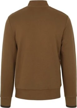 Fred Perry Half Zip Trui Bruin 11 Fred Perry Half Zip Trui Bruin -Kleding Kortingswinkel 75165 4