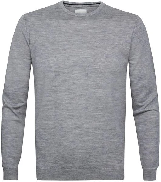 Profuomo Pullover Merinowol Grijs 5 Profuomo Pullover Merinowol Grijs - Afbeelding 3