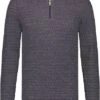 State Of Art Half Zip Structuur Donkerblauw -Kleding Kortingswinkel 75267 1