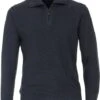 Casa Moda Halfzip Trui Donkerblauw