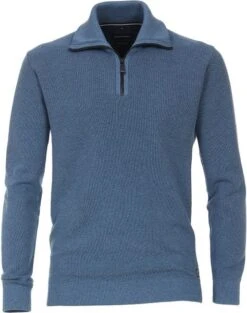 Casa Moda Halfzip Trui Blauw 11 Casa Moda Halfzip Trui Blauw -Kleding Kortingswinkel 75299 1 1