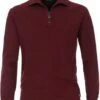 Casa Moda Halfzip Trui Bordeaux -Kleding Kortingswinkel 75300 1