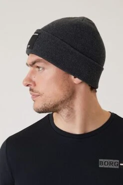 Bjorn Borg Muts Antraciet 10 Bjorn Borg Muts Antraciet -Kleding Kortingswinkel 75331 4