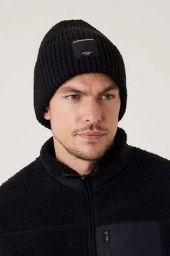 Bjorn Borg Knitted Muts Zwart -Kleding Kortingswinkel 75332 2 1