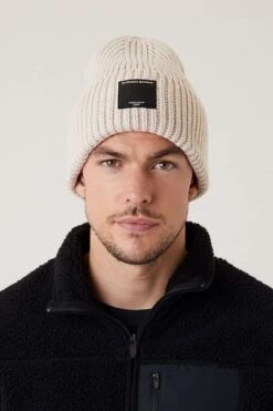 Bjorn Borg Knitted Muts Beige -Kleding Kortingswinkel 75334 2