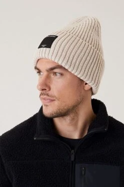 Bjorn Borg Knitted Muts Beige -Kleding Kortingswinkel 75334 3