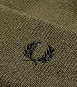 Fred Perry Muts Wol Donkergroen -Kleding Kortingswinkel 75343 2 1