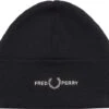 Fred Perry Muts Wol Logo Zwart -Kleding Kortingswinkel 75345 1
