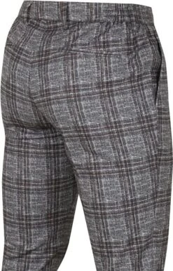 Suitable Chino Ruiten Donkergrijs -Kleding Kortingswinkel 75357 2 1