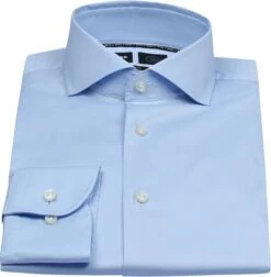 Hugo Boss Hank Overhemd Lichtblauw 10 Hugo Boss Hank Overhemd Lichtblauw -Kleding Kortingswinkel 75370 3