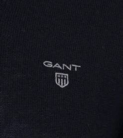 Gant Trui Lamswol Navy -Kleding Kortingswinkel 75442 3