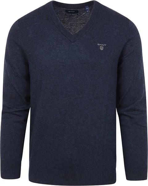 Gant Trui Lamswol Donkerblauw 7 Gant Trui Lamswol Donkerblauw - Afbeelding 5