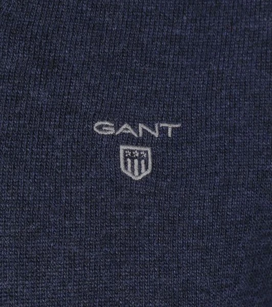 Gant Trui Lamswol Donkerblauw 5 Gant Trui Lamswol Donkerblauw - Afbeelding 3