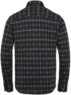 Vanguard Overhemd Ruit Navy -Kleding Kortingswinkel 75471 2 1
