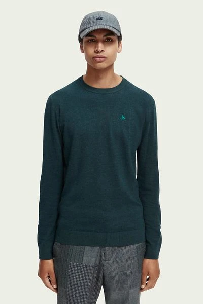 Scotch And Soda Pullover Donkergroen 3 Scotch And Soda Pullover Donkergroen - Afbeelding 2
