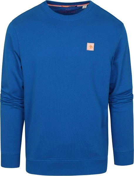 Scotch And Soda Essential Sweater Blauw 3 Scotch And Soda Essential Sweater Blauw