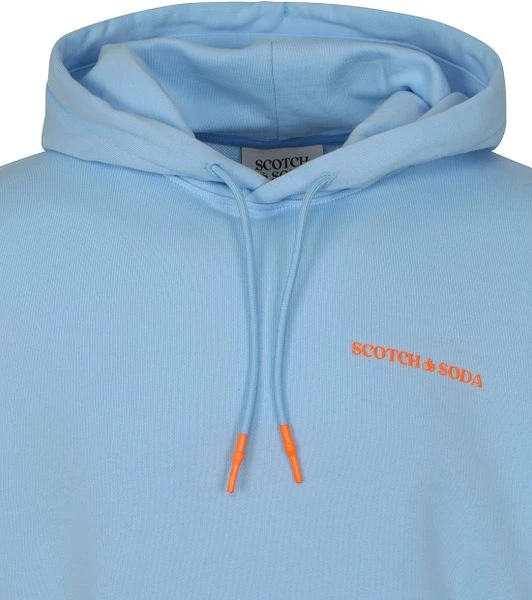 Scotch And Soda Felpa Hoodie Lichtblauw 4 Scotch And Soda Felpa Hoodie Lichtblauw - Afbeelding 2