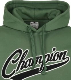 Champion Hoodie College Logo Groen -Kleding Kortingswinkel 75524 2 1