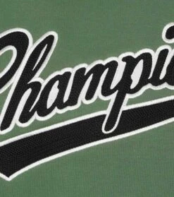 Champion Hoodie College Logo Groen -Kleding Kortingswinkel 75524 3