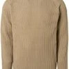 No-Excess No Excess Trui Turtle Gebreid Beige -Kleding Kortingswinkel 75549 1