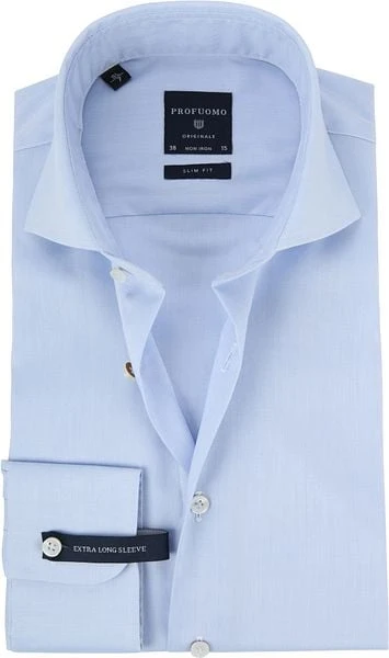 Profuomo Shirt SL7 Cutaway Lichtblauw 7 Profuomo Shirt SL7 Cutaway Lichtblauw - Afbeelding 5